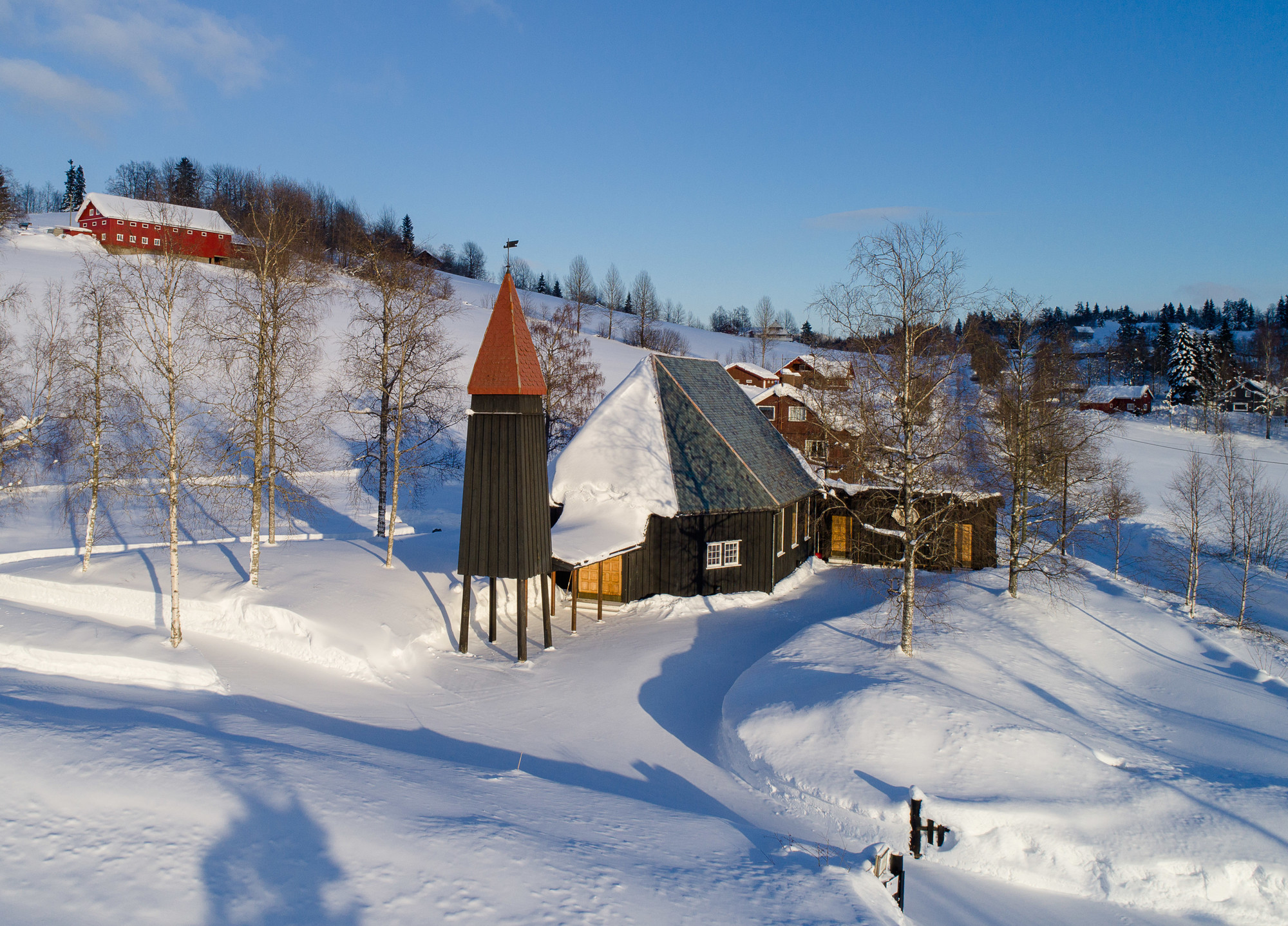 Bilde av Landåsbygda kirke i Søndre Land