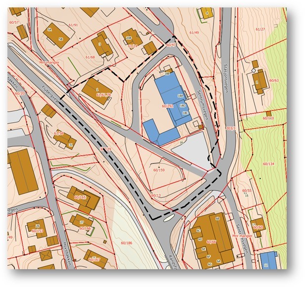 Figur 1: Foreslått planavgrensning